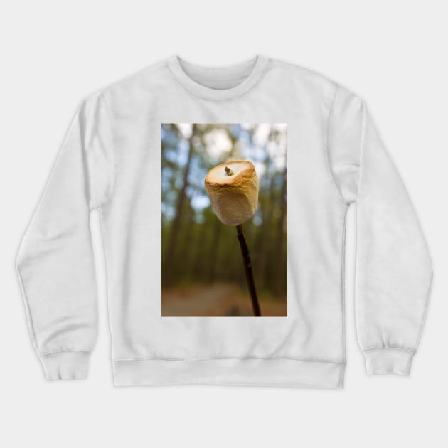Roasting Marshmallows Crewneck Sweatshirt by Bravuramedia